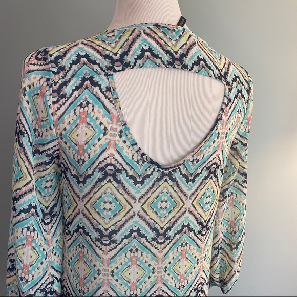 Maurices sheer multicoloured top - Picture 4 of 8